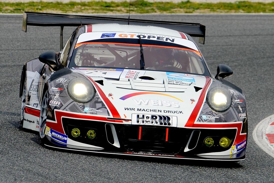 Der Porsche 991 GT3 R geht in Barcelona an den Start.