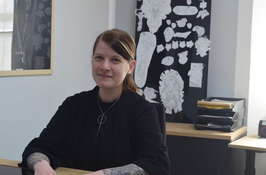 "Keine Toleranz der Intoleranz" ist im Tattoo-Studio "Artists Wanted" Programm. Christine Mierenfeld und Marc Sollner haben vor gut einem Jahr das Tattoostudio in der Trierer Innenstadt eröffnet