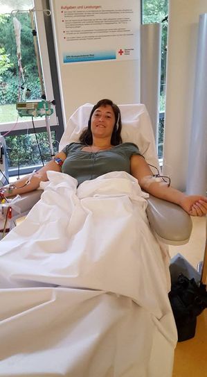 Nadja Staroschinski aus Ernst konnte mit ihrer Stammzellspende einem Menschend das Leben retten.