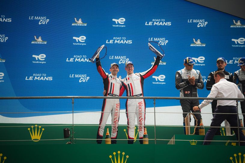 Leonard Weiss und Torsten Kratz fuhren für WTM by Rinaldi Racing im zweiten Rennen auf den zweiten Platz beim 24-Rennen von Le Mans.
