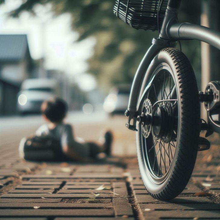 Der Junge wurde bei dem Zusammenstoß so schwer verletzt, dass er mehrere Tage im Krankenhaus verbringen musste.
