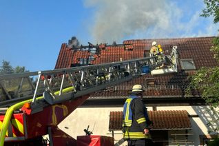 Aus Kaminbrand wurde Dachstuhlbrand.