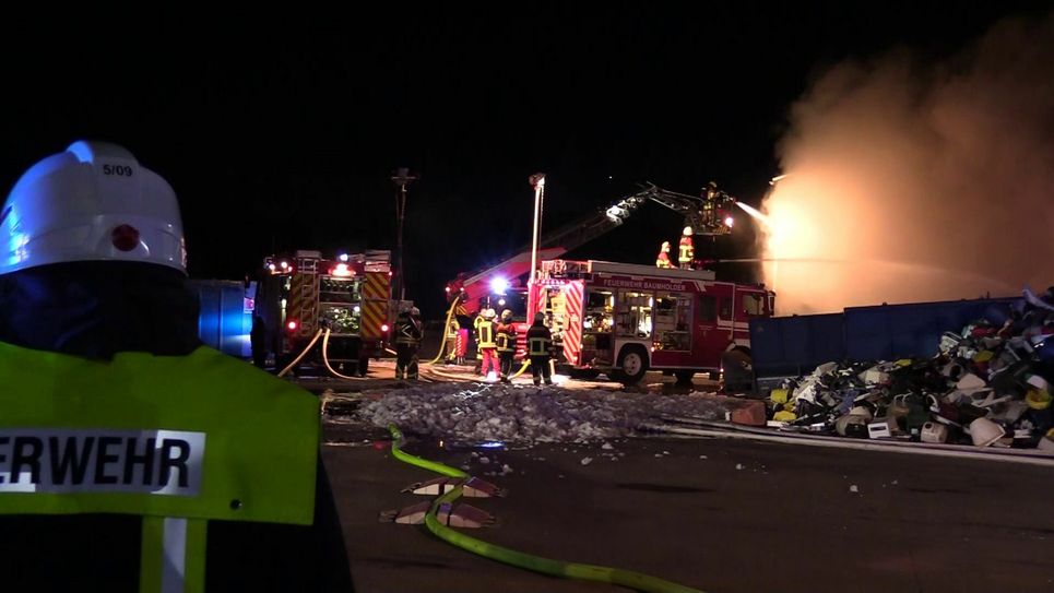 Großbrand in Baumholder. Foto: Presse 112 Birkenfeld