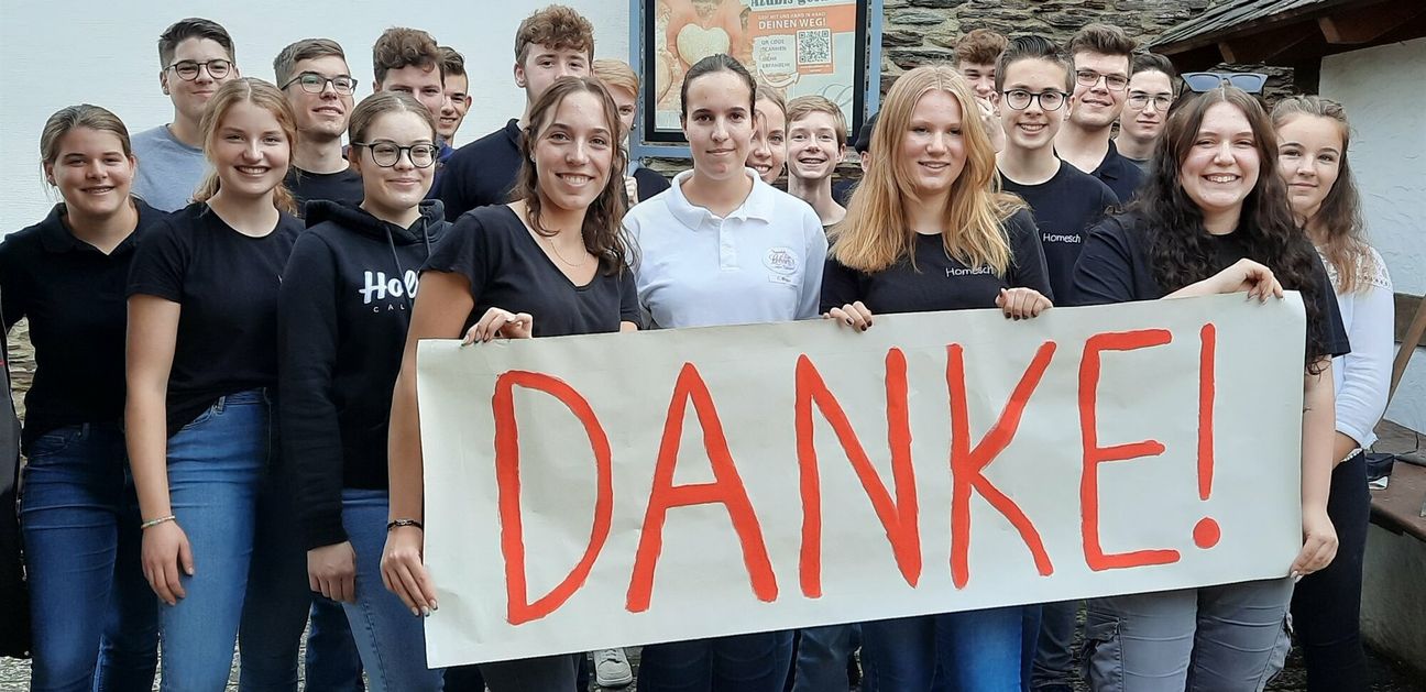 Die Hambucher Jugendlichen sagen Danke!