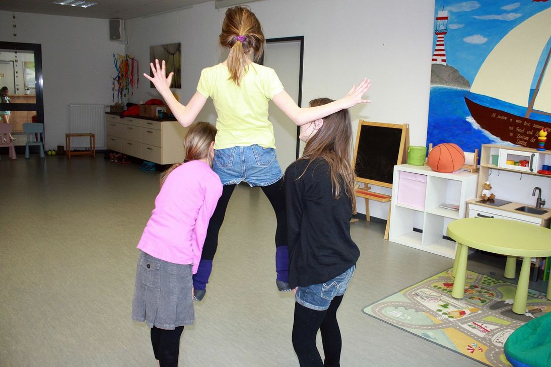 Einfach mal Kind sein - das Theaterprojekt der Caritas machte großen Spaß. Foto: Krömer