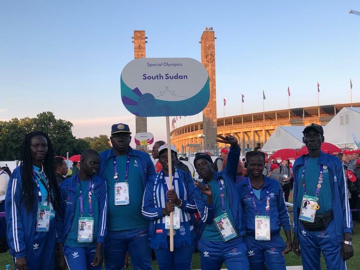 Zwei Silber- und zwei Bronzemedaillen staubte die Delegation aus dem Süd Sudan in Berlin ab.