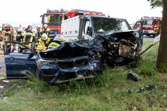 Die verunfallten Fahrzeuge.