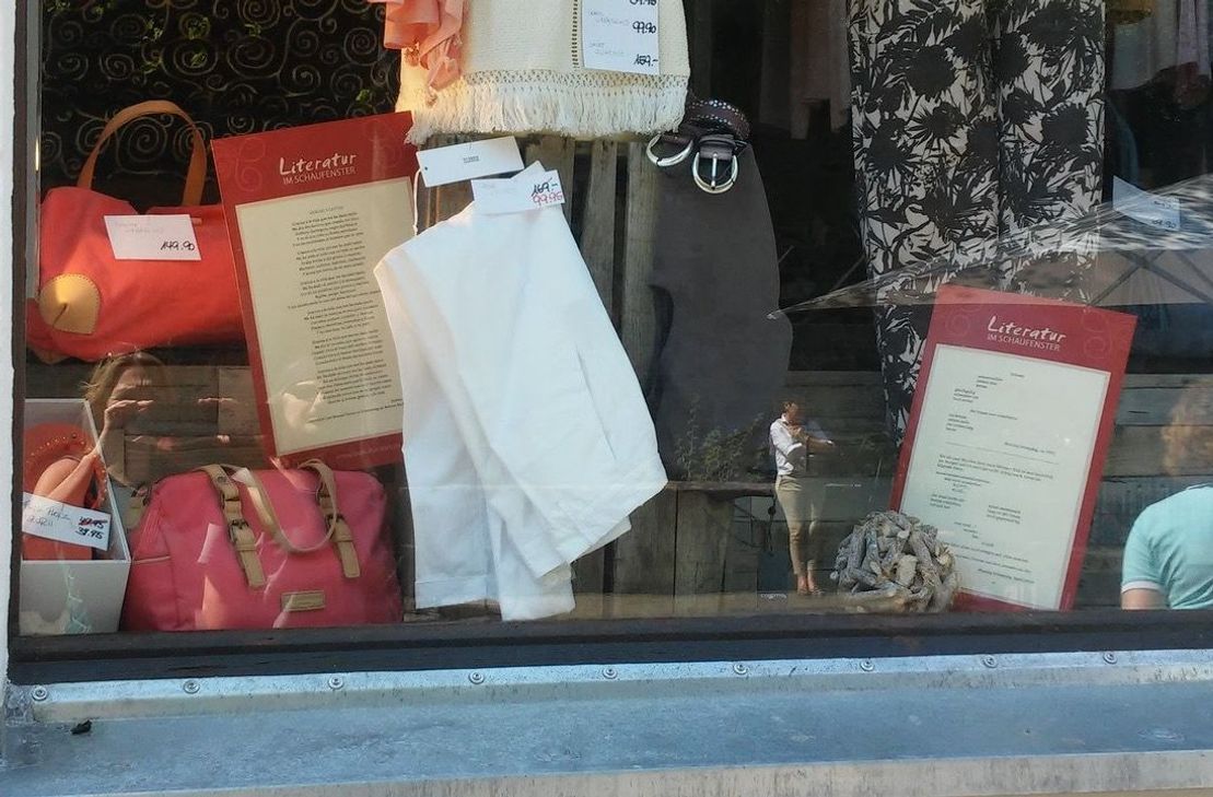 Die nächste Aktion »Literatur im Schaufenster« ist geplant.