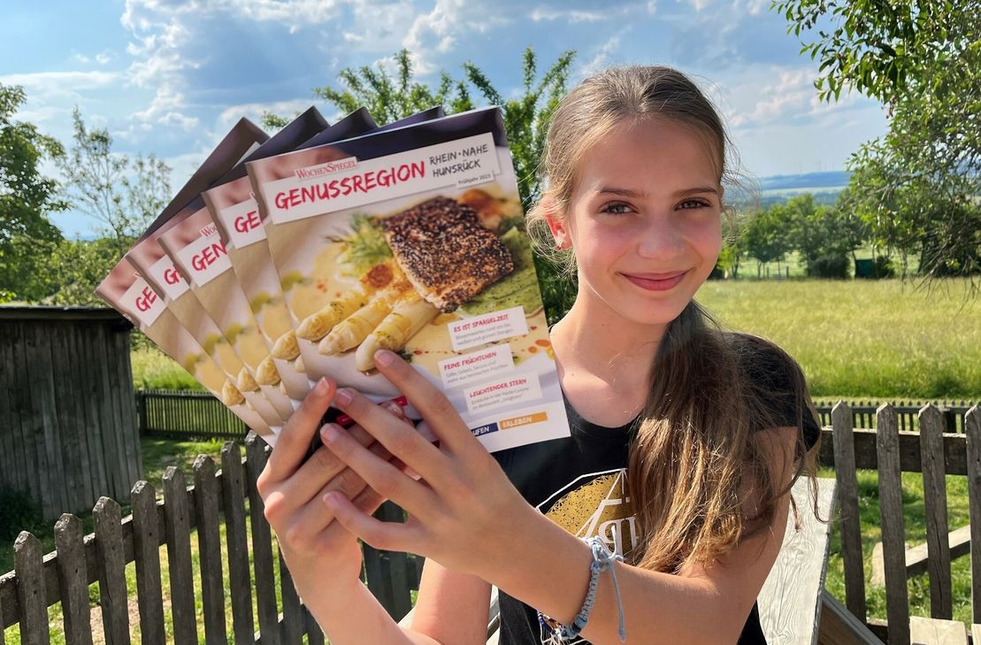 Genussvolle Erlebnisse für jeden Geschmack und für die ganze Familie: Ab sofort ist die aktuelle Ausgabe des WochenSpiegel-Magazins "Genussregion Rhein-Nahe-Hunsrück" erhältlich - natürlich kostenlos!