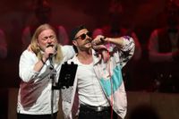 Chris Steil und Franco Piccolini. Impressionen von der ersten Sitzung der KG Heuschreck 1848 in der Trierer Europahalle.