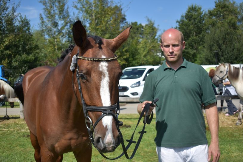 Die Miss Hochwald bei den Pferden war eine elegante Warmblut Stute. Sie heißt "Candy Camarga" und stammt aus dem Stall von Züchter Alfred Kohn aus Vierherrenborn.