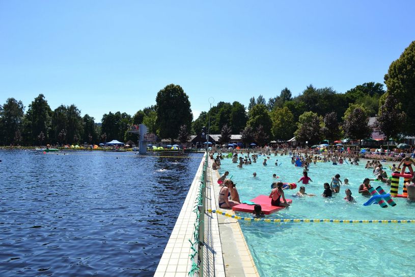 Das Waldfreibad an der Steinbachtalsperre startet in die Saison. Foto: Kreisstadt Euskirchen.