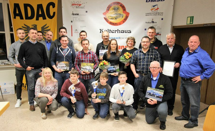 Alle Vereinsleister und Geehrten des MSV Osann-Monzel e. V. im ADAC. Foto: Verein