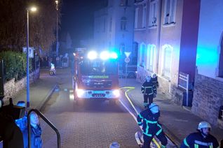 Küchenbrand in der Hofgartenstraße in Bad Kreuznach.  Fotos Feuerwehr Bad Kreuznach