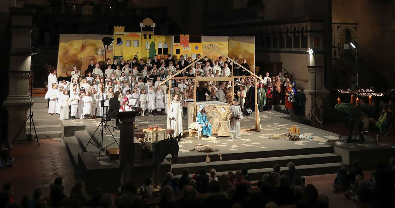 150 Kinder wirken bei den Aufführungen im Dom mit. Foto: FF