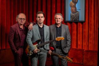 Die 3 Bandmitglieder: v.l.n.r.: Elmar Federkeil, Luke Schüßler, Stefan Engelmann (LUKE, Federkeil und Engelmann nennen sich mit dem Zusatz „Modern Blues Trio“)
