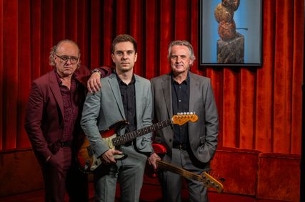 Die 3 Bandmitglieder: v.l.n.r.: Elmar Federkeil, Luke Schüßler, Stefan Engelmann (LUKE, Federkeil und Engelmann nennen sich mit dem Zusatz „Modern Blues Trio“)