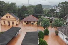 Überschwemmung in der Simmerner Partnerstadt Igrejinha in Rio Grande do Sul.