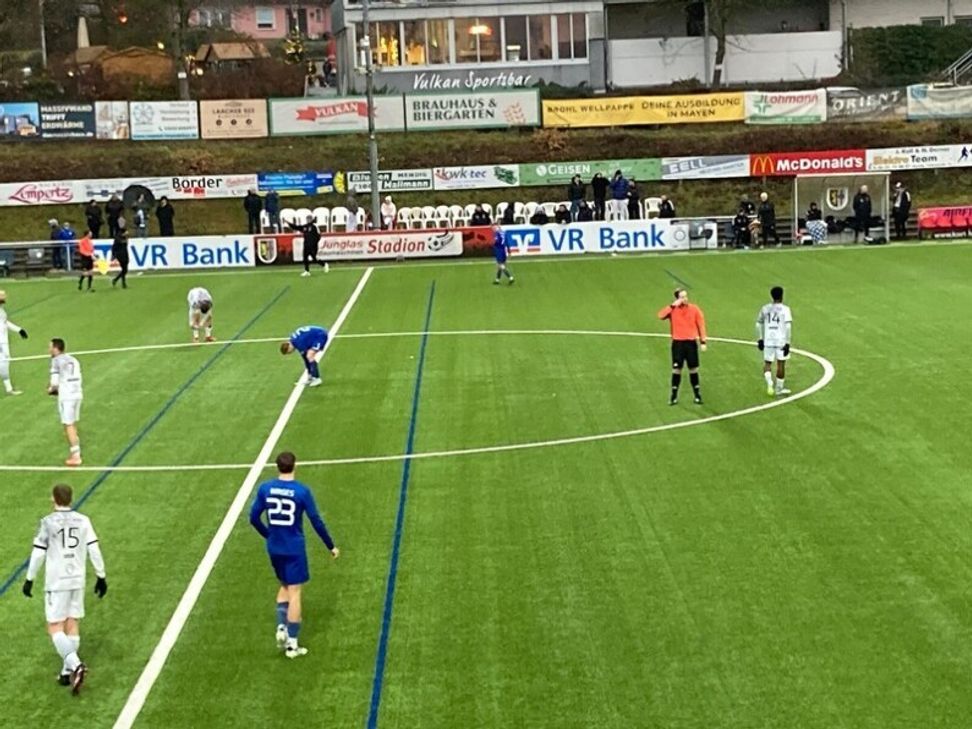 Und dann war Schluss. Im letzten Spiel des Jahres trennten sich die Aufsteiger Mendig und Wirges leistungsgerecht 0:0.