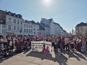 Kundgebung an der Porta Nigra
