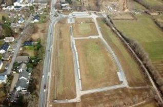 Luftaufnahme vom Baugebiet Meisenbruch am Ortseingang von Simmerath.