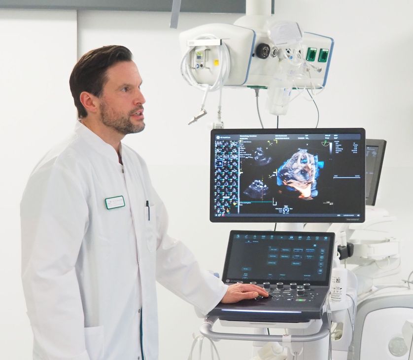 »Unsere Klinik soll die erste Anlaufstelle für Herzpatienten in der Region werden«, das sagt Prof. Dr. Christoph Hammerstingl.