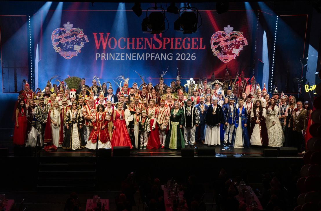Das offizielle Prinzenfoto vom WochenSpiegel Prinzenempfang 2026