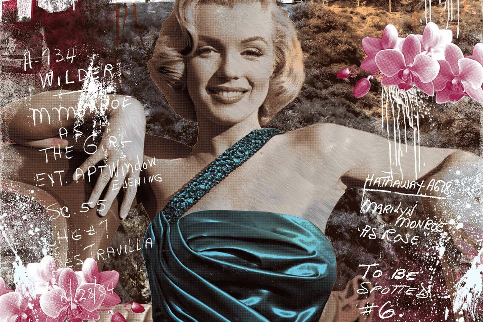 Hollywood-Ikonen wie Marylin Monroe sind auf den Werken von Miles zu sehen. Foto: FF