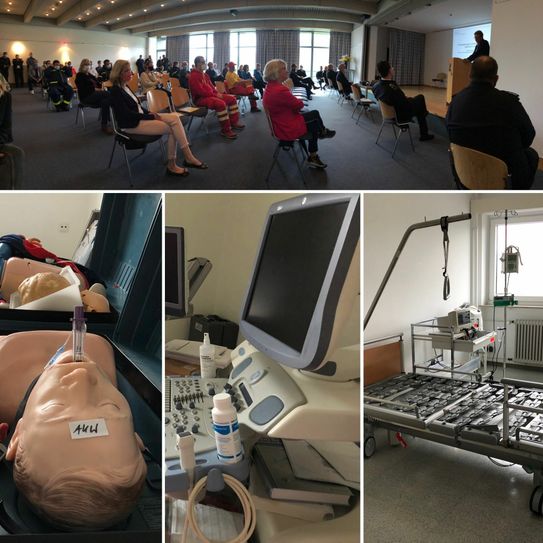 Die ehemalige Rehabilitationsklinik in Marmagen ist noch komplett eingerichtet und soll im Ernstfall zur Krankenhilfeeinrichtung werden. Fotos: Michael Nielen