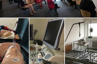 Die ehemalige Rehabilitationsklinik in Marmagen ist noch komplett eingerichtet und soll im Ernstfall zur Krankenhilfeeinrichtung werden. Fotos: Michael Nielen