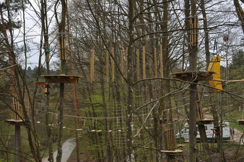 Impressionen vom Kletterpark in Leiwen. Fotos: Schuh