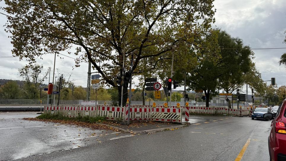 Baustelle zwischen Bitburger- und Bonner Straße