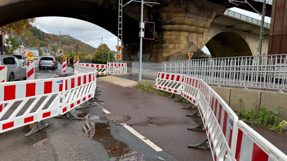 Baustelle Richtung Bonner Straße