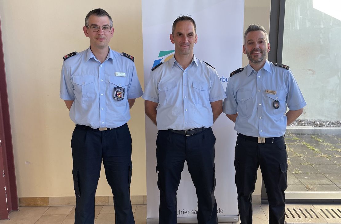 Das Foto zeigt (v.l.): Boris Krebs, Marco Hares, Christian Rock