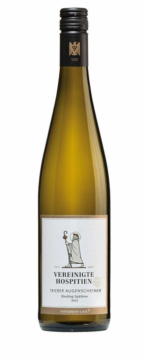 Trierer Augenscheiner Riesling Spätlese 2015. Foto: Vereinigte Hospitien