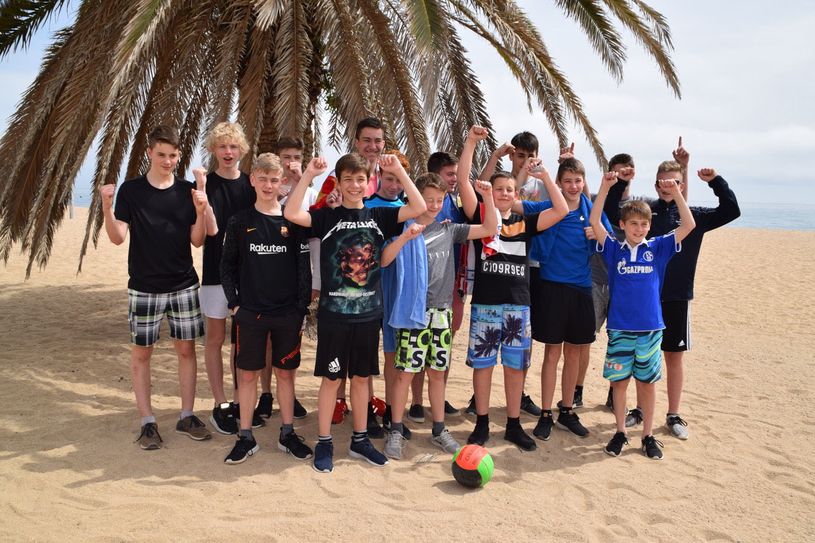 Die C1-Mannschaft der JSG Kyllburg ist zur Copa Maresme nach Spanien gereist. Foto: Verein