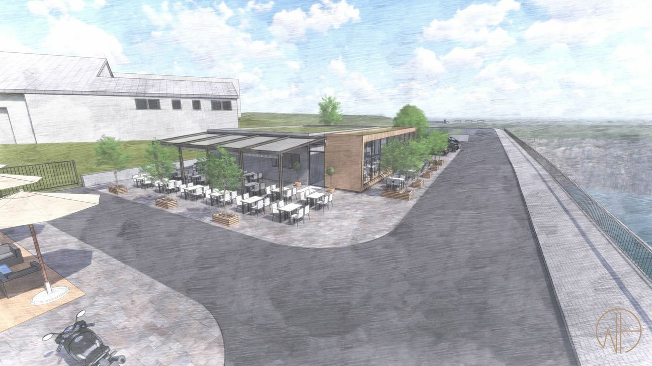 So soll sie aussehen, die neue Gastronomie zwischen Ober- und Rursee. Grafiken: Werrens & Hansen Architekten
