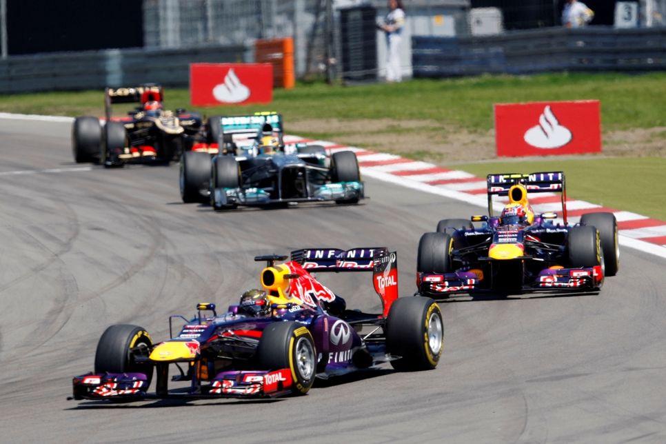Zuletzt war die Formel 1 2013 zu Gast auf dem Nürburgring. Sebsatian Vettel gewann mit seinem damaligen Team Red Bull den "Großen Preis von Deutschland". Archiv-Foto