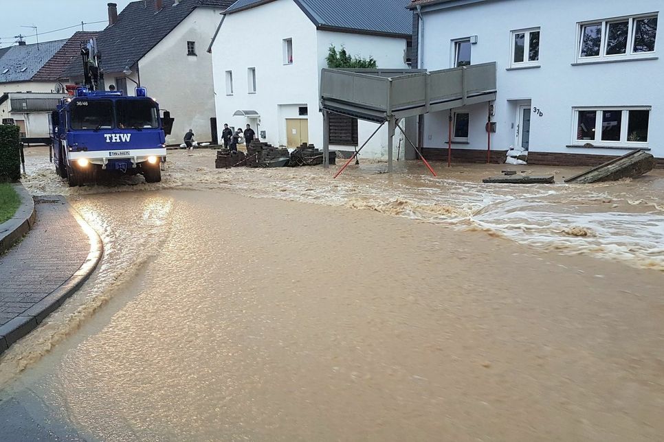 Fachleute sind sich einig: Solche Ereignisse werden zunehmen. Hochwasserschutz  ist eine gemeinsame Aufgabe von Kommunen und Bevölkerung. Foto: Archiv