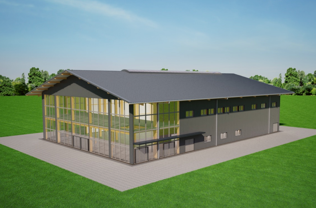 So könnte es aussehen, das neue Bürgerhaus für Schmidt, das neben dem Feuerwehrhaus am Ortseingang entstehen soll.