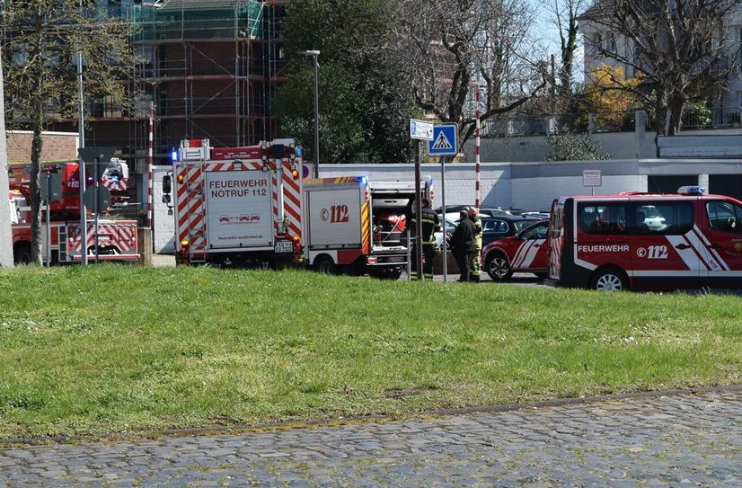 Die Veybachstraße war während des Einsatzes gesperrt.