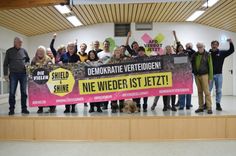 Teilnehmer beim Vorbereitungstreffen der IFM-Kundgebung