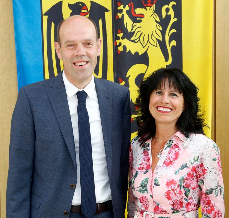 Andrea Deges-Becker wurde von Landrat Volker Boch in einer Feierstunde verabschiedet.