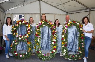 Halbzeitstand bei der Mitmachaktion »800 Jahre – 800 Blumen«.