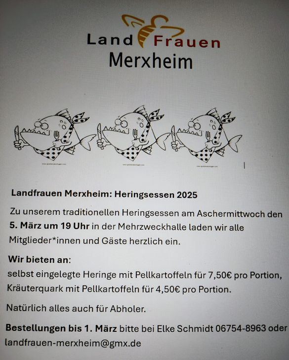 Aschermittwoch:Heringsessen