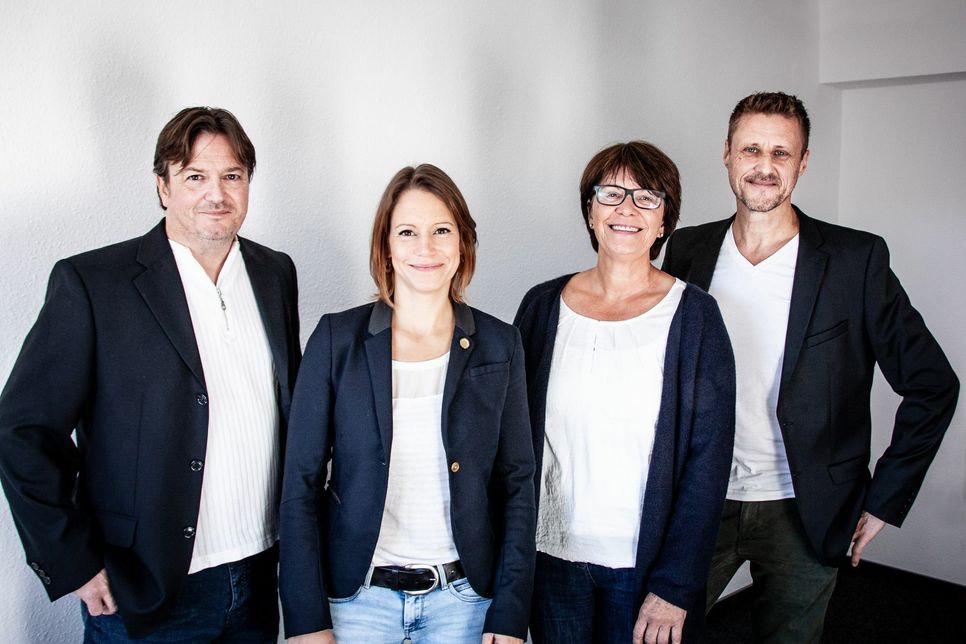 Das ist das Orga-Team der WirtschaftsWoche Wittlich 2019 (von links): Heribert Lorscheider, Verena Kartz, Ingrid Schmitz, Rainer Wener.      Foto: Carolin Thomas/ Agentur HerrMü