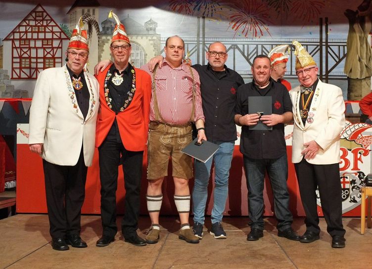 Von links: Michael Brück, Peter Fickinger, Stefan Steinbach, Manfred Stadtfeld, Helmut Brück und Heinz Dahm vom RKK.