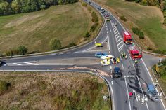 Schwerer Verkehrsunfall am Mittag bei Niederwörresbach. Foto: Sebastian Schmitt