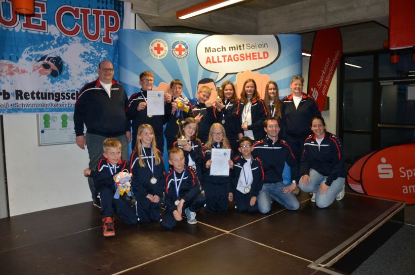 Die Nachwuchs-Wasserretter wurden Landessieger und Zweitplatzierte beim Rescue-Cup.