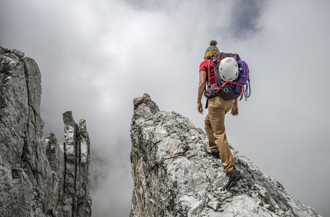Christian Pfanzelt präsentiert die Multivisionsshow »Wetterstein - Grenzgänge von Alpspitze bis Zugspitze« in Steinfeld.